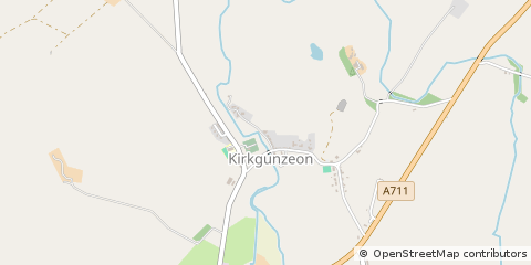Map of Dumfries, Dumfriesshire
