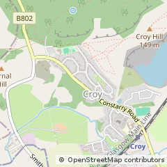 Map of Kilsyth, North Lanarkshire
