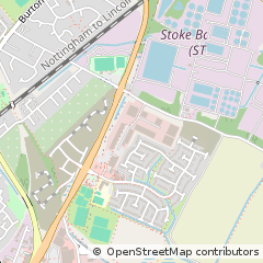 Map of Colwick, Nottingham