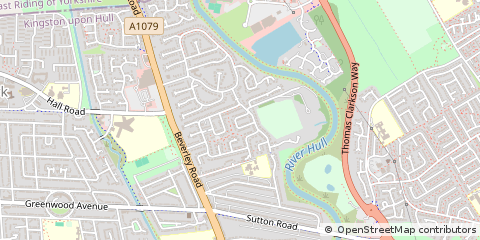 Map of Hull