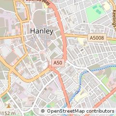 Map of Stoke-on-Trent