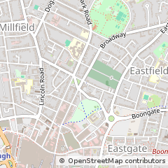 Map of Peterborough, Cambridgeshire