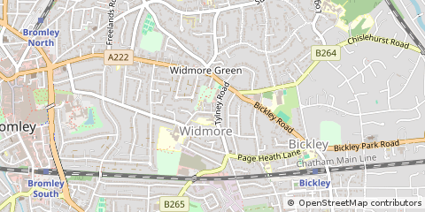 Map of Bromley