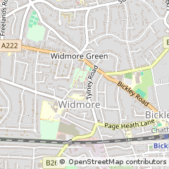 Map of Bromley