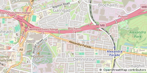 Map of Glasgow