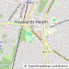 Map of Haywards Heath