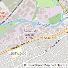 Map of Rotherham
