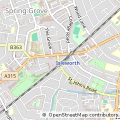 Map of Isleworth, Middlesex