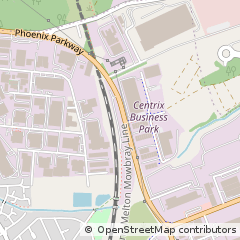 Map of Corby, Northants
