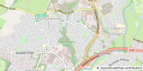 Map of Cardiff
