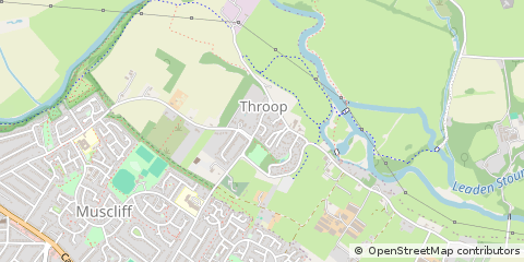 Map of Bournemouth, Dorset