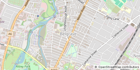 Map of Leicester