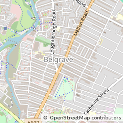 Map of Leicester