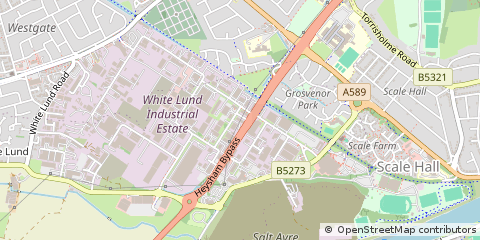 Map of Morecambe, Lancashire