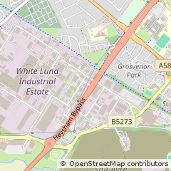 Map of Morecambe, Lancashire