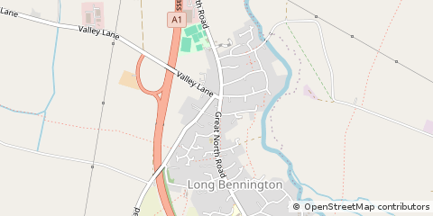 Map of Newark, West Yorkshire