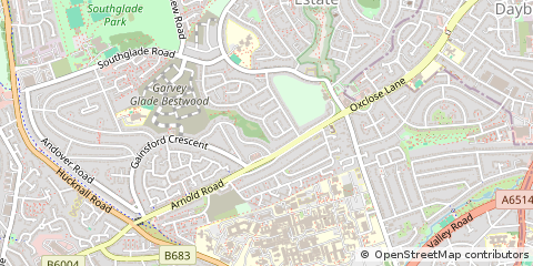 Map of Nottingham