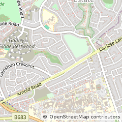 Map of Nottingham