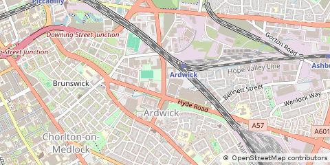 Map of Manchester