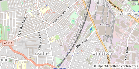 Map of Derby