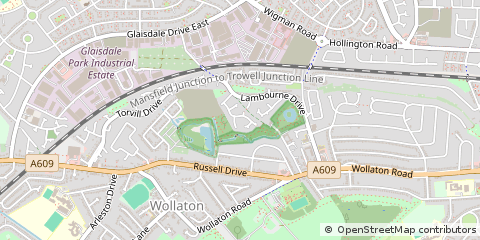 Map of Nottingham