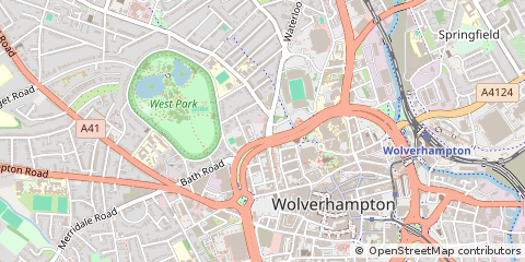 Map of Wolverhampton