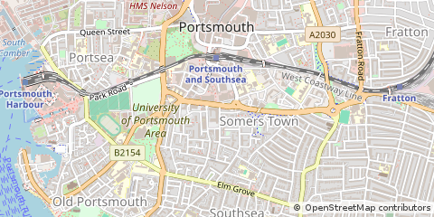 Map of Portsmouth, Hampshire