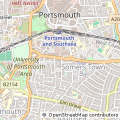Map of Portsmouth, Hampshire