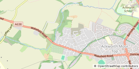 Map of Pontefract