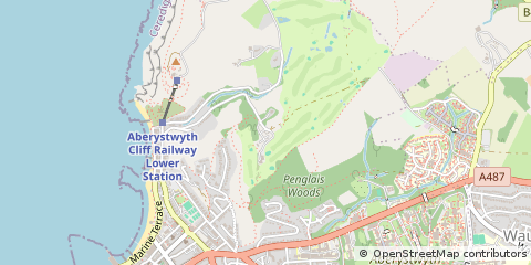 Map of Aberystwyth