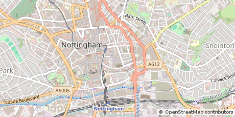 Map of Nottingham