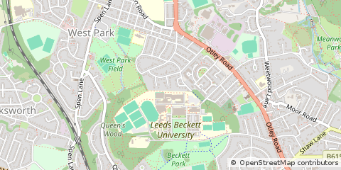 Map of Leeds