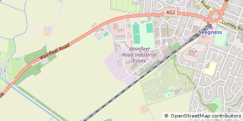 Map of Skegness, Lincolnshire