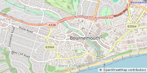 Map of Bournmouth