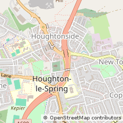 Map of Houghton LE Spring