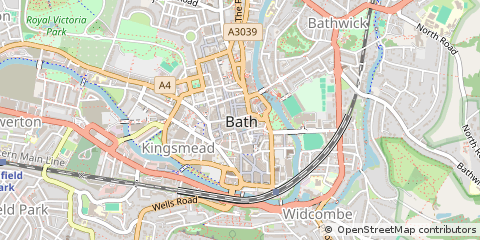 Map of Bath