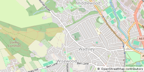 Map of Sheffield