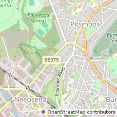 Map of Sheffield