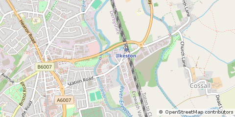Map of Ilkeston, Derbyshire