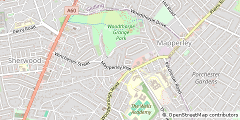 Map of Nottingham