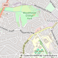 Map of Nottingham