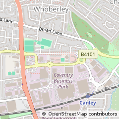 Map of Coventry, West Midlands