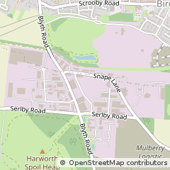 Map of Doncaster