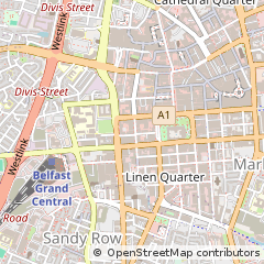 Map of Belfast