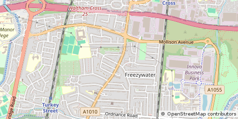 Map of Middlesex