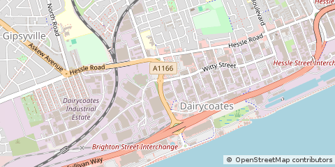 Map of Hull, East Yorkshire