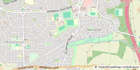 Map of Leeds