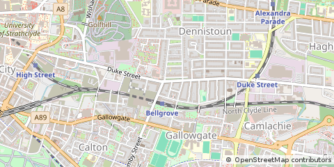 Map of Glasgow