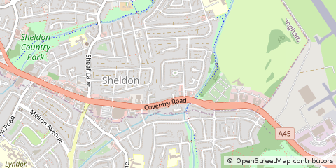 Map of Birmingham