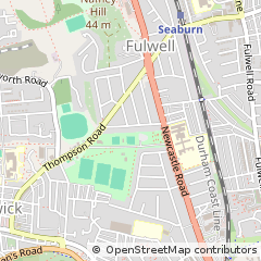Map of Sunderland